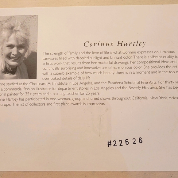 CORRINE HARTLEY  THE LINE UP PRINT - Picture 2 of 5